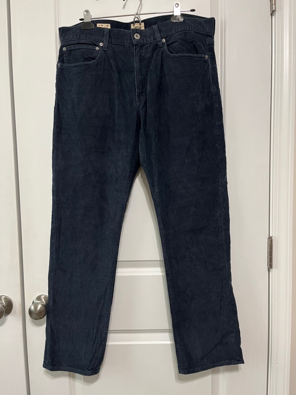 J. Crew 770 Straight Fit Pant in Corduroy Sz 34